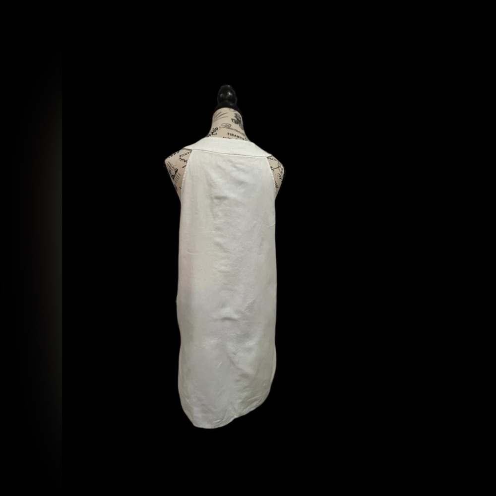OLD NAVY WHITE LINEN DRESS S - Picture 6 of 7